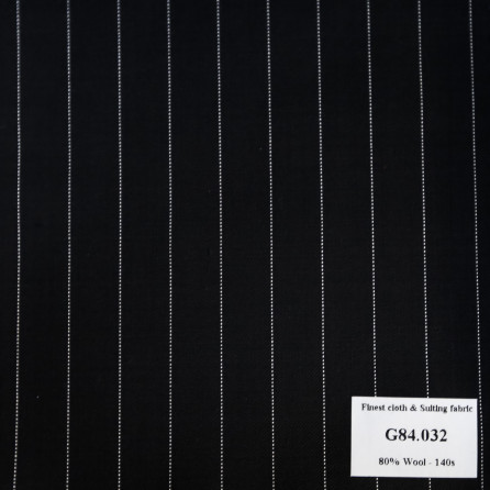 [Call] G84.032 Kevinlli V7 - Vải Suit 80% Wool - Đen Sọc